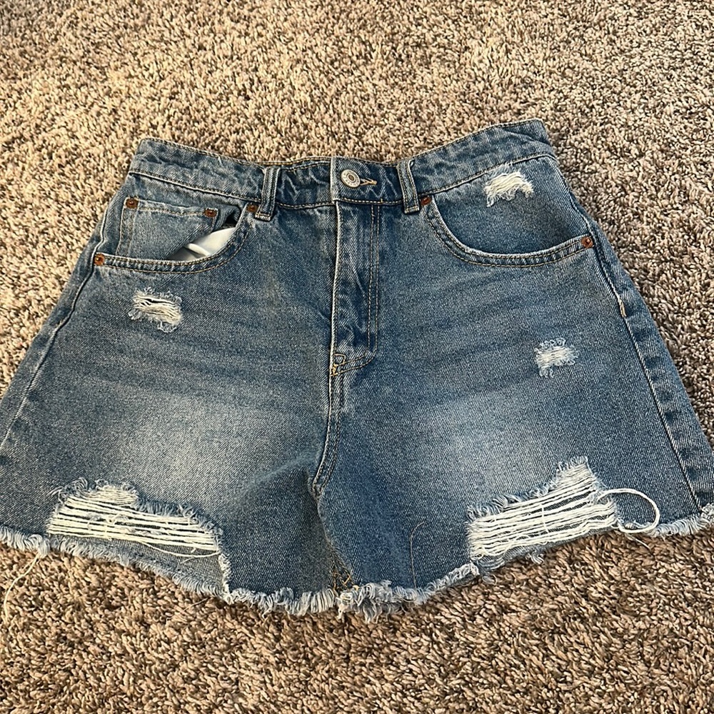 Denim shorts